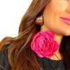 Accessories Moguland | She'S A Rose - Fuchsia Flower Corsage