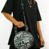 Accessories KOKO FASHION | Shootin Hoops - Black White Graffiti Basketball Bag