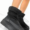 Footwear Ideal Shoes | You Dont Snow Me Puffer Snow Boots Black