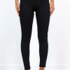 Clothing Denim Club | Snatch You Up - Black Waist Cinching Leggings