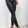 Clothing B GIRL | Knight Rider - Black Pu Leggings