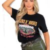 Clothing Rock Off Trade | Im With The Band - Black Yellow Guns N Roses Licensed T-Shirt