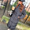 Clothing J5 HOLLAND | Warming Up Padded Longline Oversized Puffer Coat Black