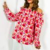 Clothing B GIRL | Make Me Bloom - Pink Floral Top