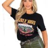 Clothing Rock Off Trade | Im With The Band - Black Yellow Guns N Roses Licensed T-Shirt