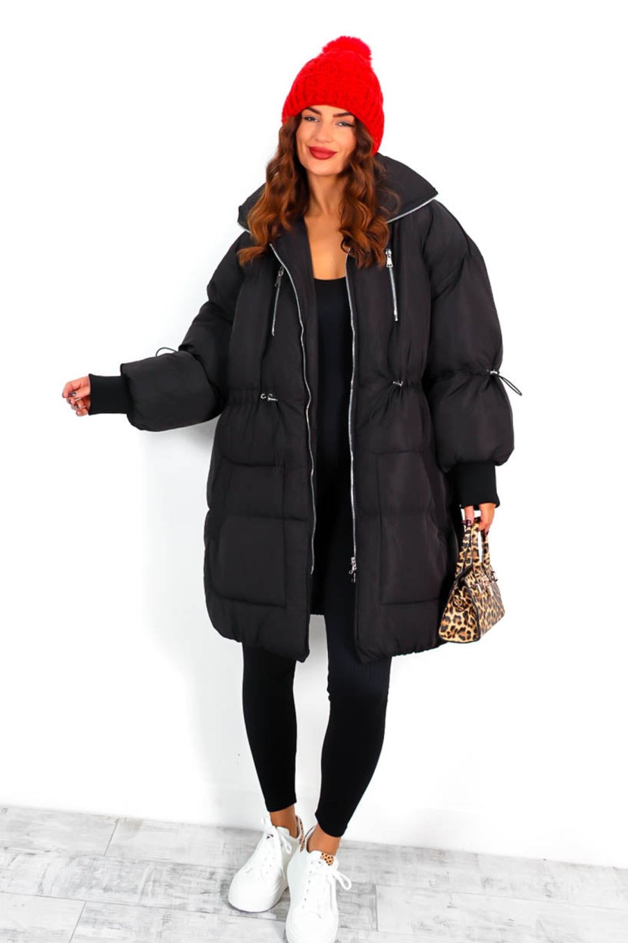 Clothing DAMES | Baby, It'S Cold Puffer Coat Black