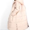 Clothing J5 HOLLAND | Warming Up Padded Longline Oversized Puffer Coat Beige