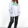 Clothing Missi | It'S Sweater Weather - Grey Forest Slogan Sweatshirt