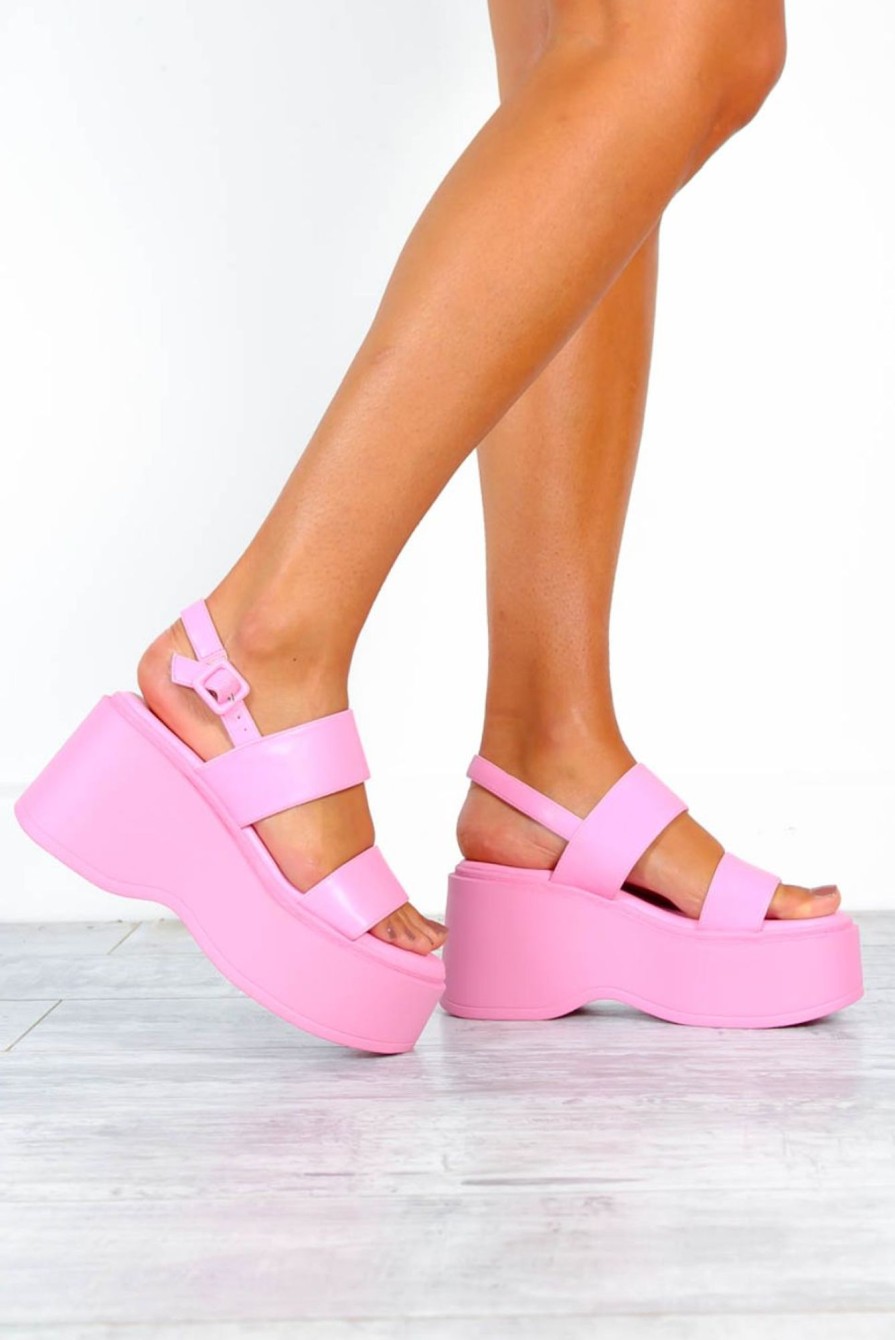 Footwear NN Accessories | What I Really Want - Baby Pink Platform Sandals